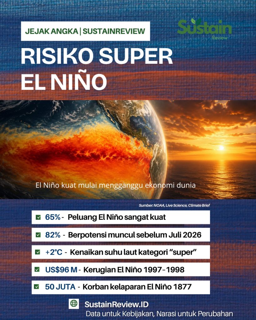 Ancaman Super El Niño: Dari Krisis Pangan Global Hingga Risiko Tornado Ekstrem