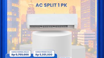 Diskon Besar AC Split 1 PK di Transmart Full Day Sale, Harga Miring Menarik Pembeli