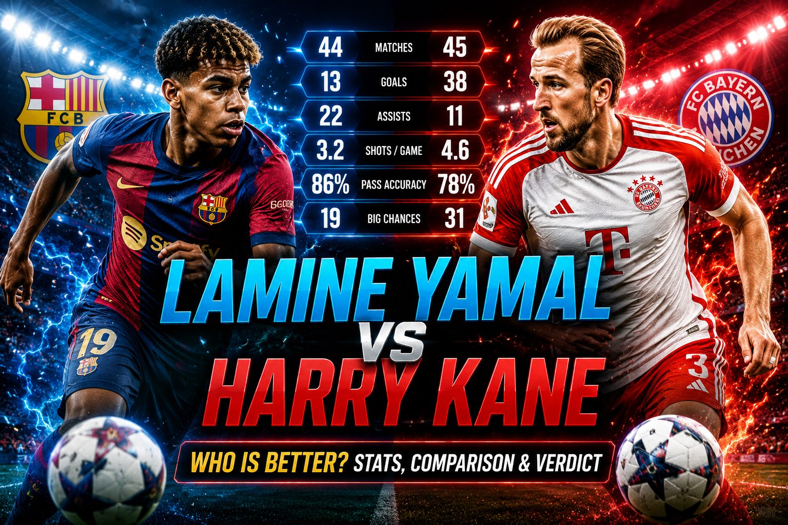 Duel Generasi: Harry Kane vs Lamine Yamal dalam Perebutan Ballon d'Or 2026?