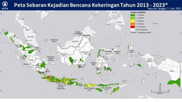 Indonesia Dalam Ancaman Krisis: BMKG Tetapkan Status 'Awas' Kekeringan di Puluhan Wilayah