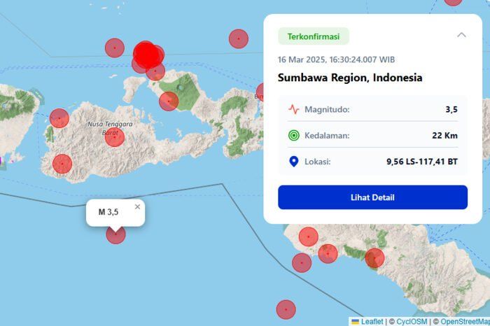 Indonesia Diguncang Rangkaian Gempa: Dari Sumba Barat Daya hingga Sulawesi Utara, Warga Diminta Waspada