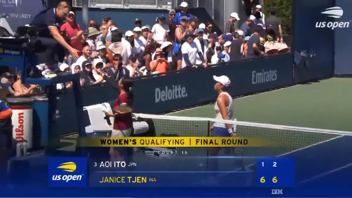 Janice Tjen Buktikan Kekuatan di Wuhan Open, Menang Melegenda Aoi Ito