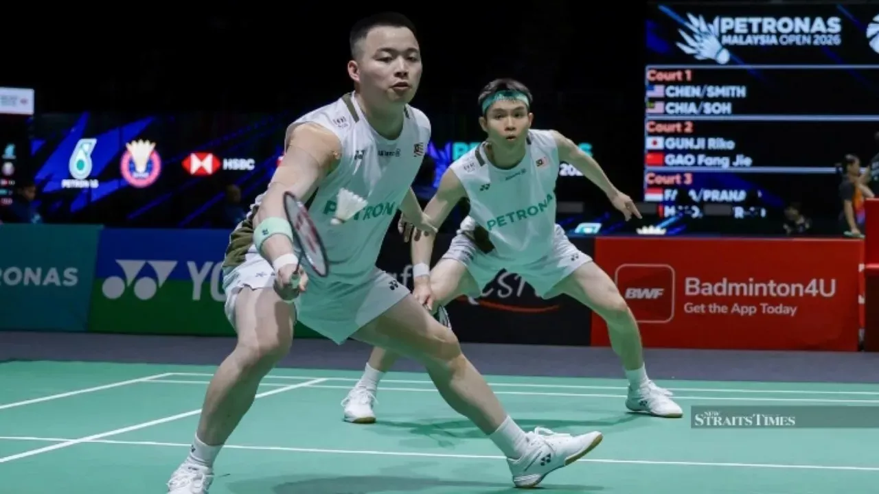 Langkah Mulus Aaron Chia dan Soh Wooi Yik Menuju Perempat Final French Open 2026