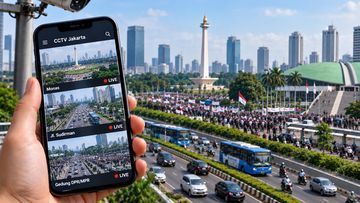 Panduan Lengkap Cara Pantau CCTV Jakarta Saat Aksi Massa 28 Oktober di DPR hingga Monas agar Tetap Aman