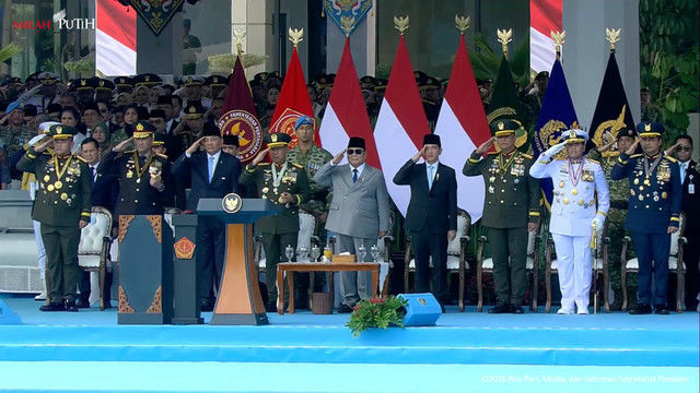 Peringatan HUT TNI ke-81: Prabowo Pimpin Upacara Megah di Cilangkap, Sinergitas TNI-Polri Menguat hingga ke Pelosok Daerah