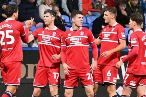 Pesta Gol di Kandang Bolton, Middlesbrough Sukses Kuasai Puncak Klasemen Championship