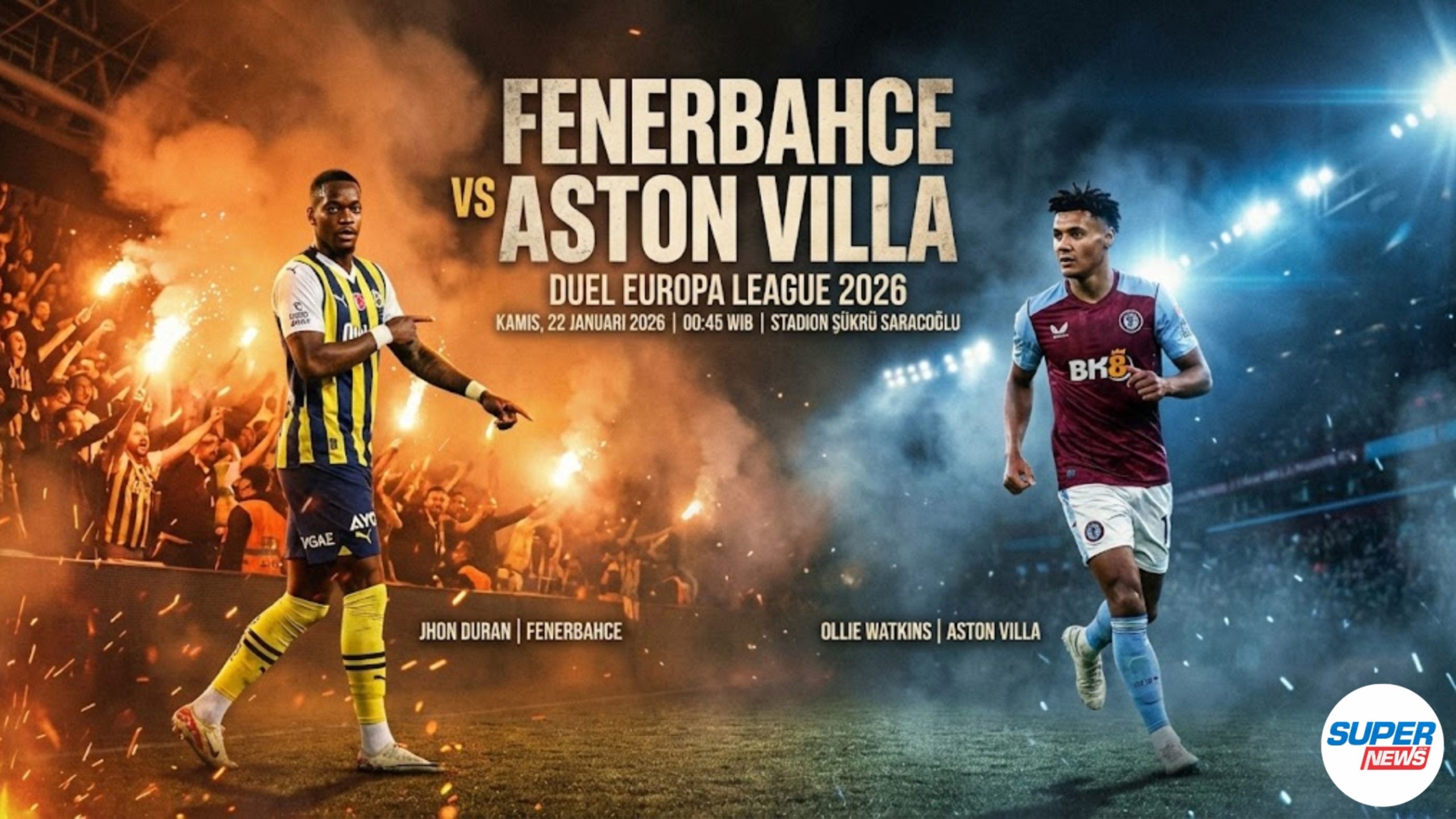Prediksi Fenerbahce Menjadi Tantangan Besar bagi Aston Villa di Liga Champions 15 Oktober 2026