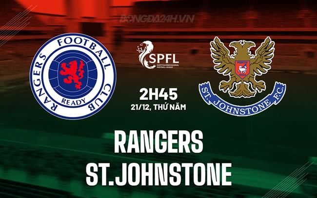 Prediksi Rangers vs St Johnstone 24 Oktober 2026 Scottish Premiership: Ujian Bangkit Tuan Rumah