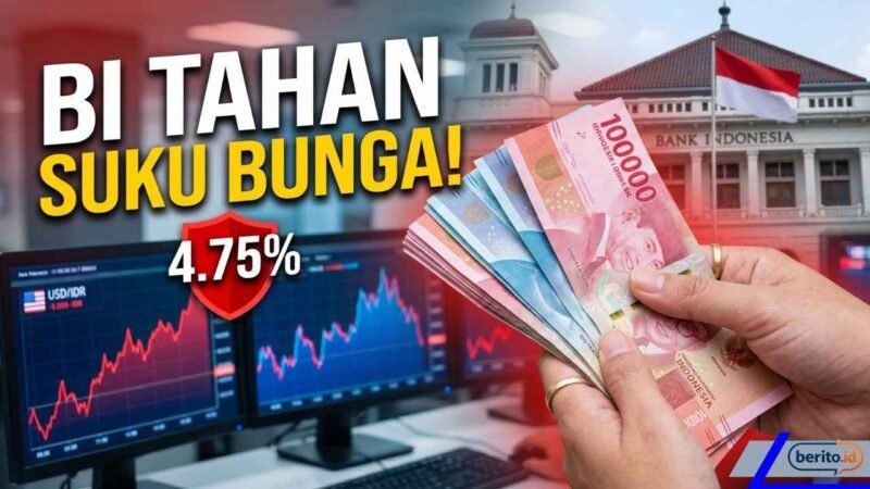 Rupiah Tertekan dan Isu Global Memanas, Bank Indonesia Hadapi Ujian Kenaikan Suku Bunga