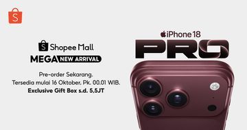 Siap-Siap! Pre-Order iPhone 18 Pro dan iPhone 18 Pro Max di Shopee Ada Promo Menarik, Cek Detailnya