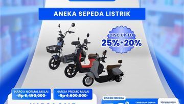 Transmart Buka Full Day Sale, Ada Promo Menarik Sepeda Listrik di Transmart Full Day Sale