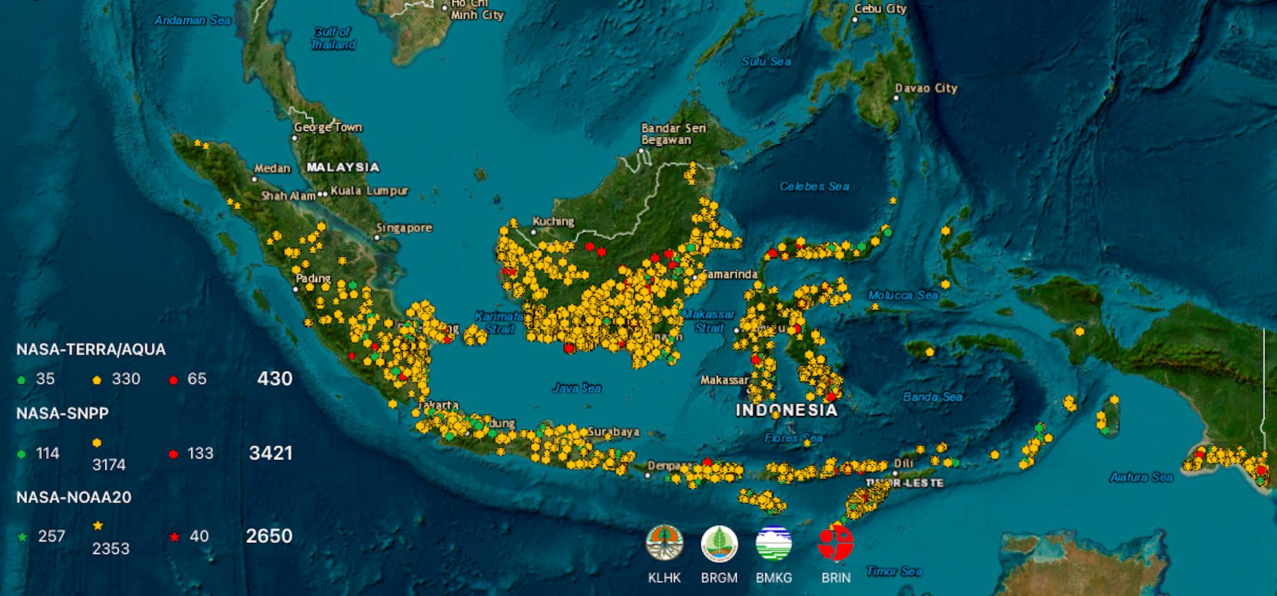 Waspada Cuaca Ekstrem: Taufan Champi Landa Taiwan Hingga Kebakaran Hutan Lahan Kepung Indonesia