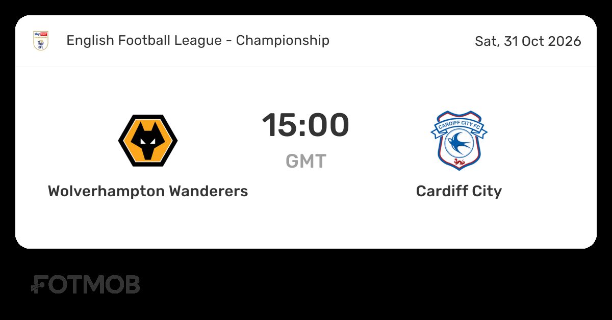 Wolves vs Cardiff: Prediksi Pertandingan EFL Championship 31 Oktober 2026 Mengguncang Molineux